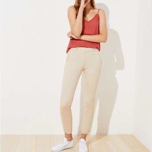 NWT Loft Khaki Girlfriend Chinos